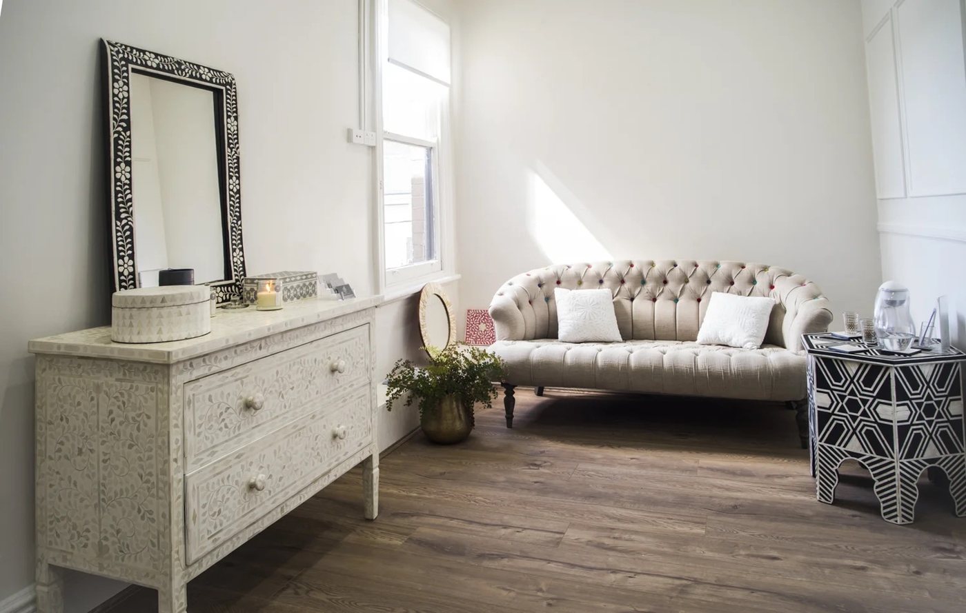 The Skin Body Health waiting lounge
