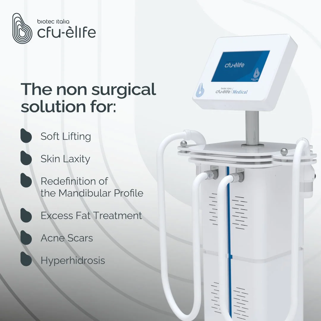 CFU Elife medical-grade focused ultrasound device by Biotech Italia